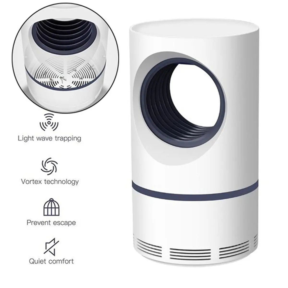 USB UV Anti Fly Mosquito Killer Lamp Electric Mosquito Insect Bug Trap Zapper For Home/Office/Camping
