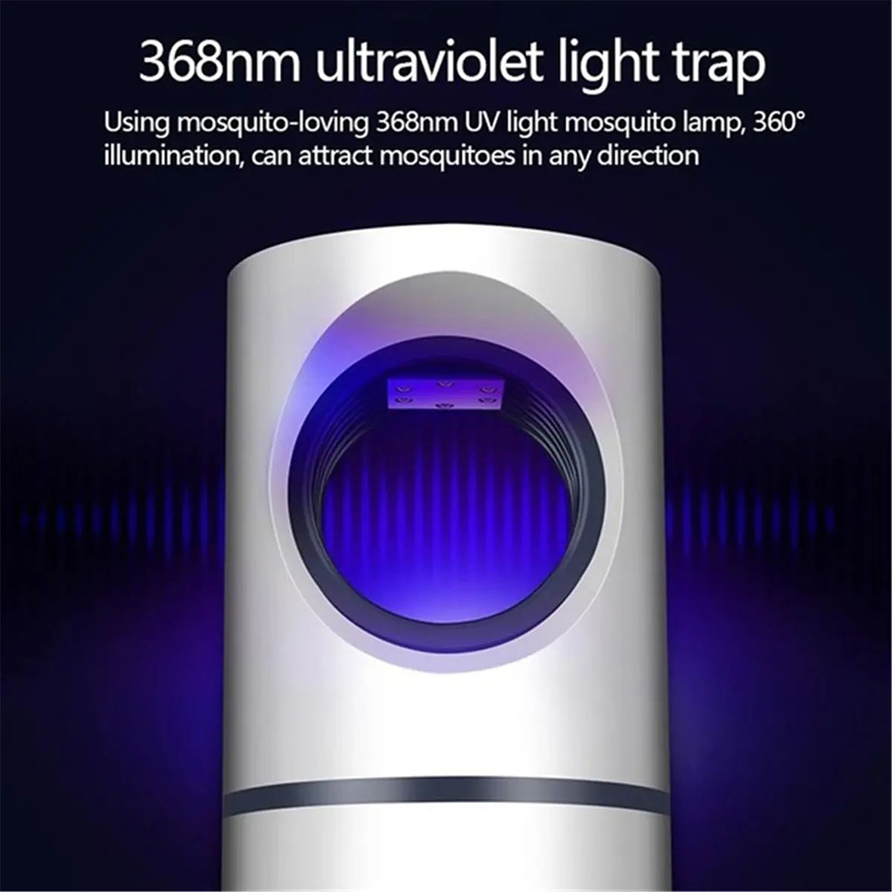 USB UV Anti Fly Mosquito Killer Lamp Electric Mosquito Insect Bug Trap Zapper For Home/Office/Camping