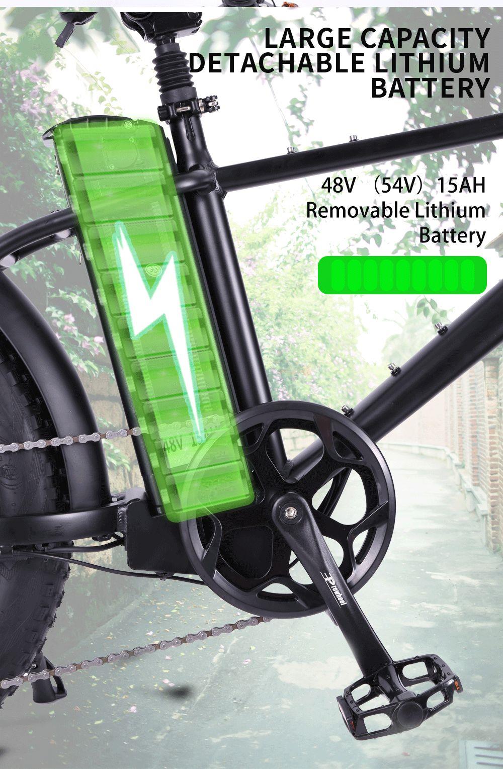CMACEWHEEL T20 Moped Electric Bike Five Speeds 750W Motor 15Ah Smart BMS Max Speed 45km/h Smart Display Disk Brake 20 x 4.0 Fat Tires - Black