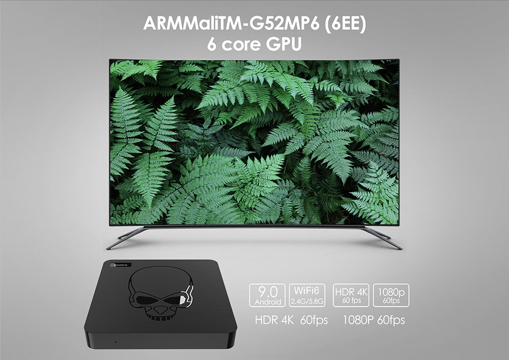 Beelink GT-King TV BOX Amlogic S922X 4G/64G 2.4G+5G WIFI6 1000M LAN