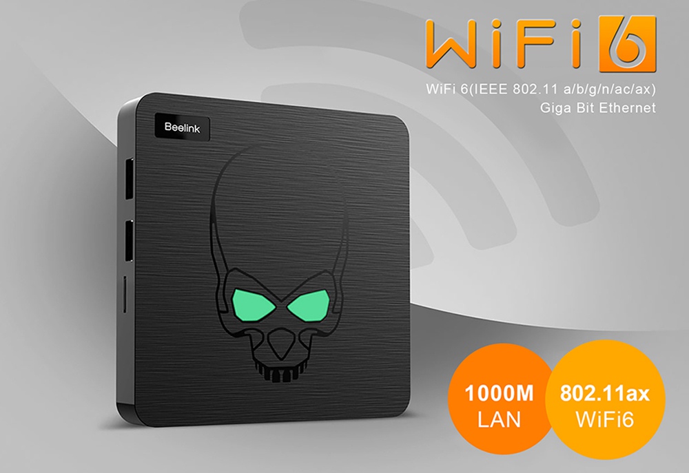 Beelink GT-King TV BOX Amlogic S922X 4G/64G 2.4G+5G WIFI6 1000M LAN