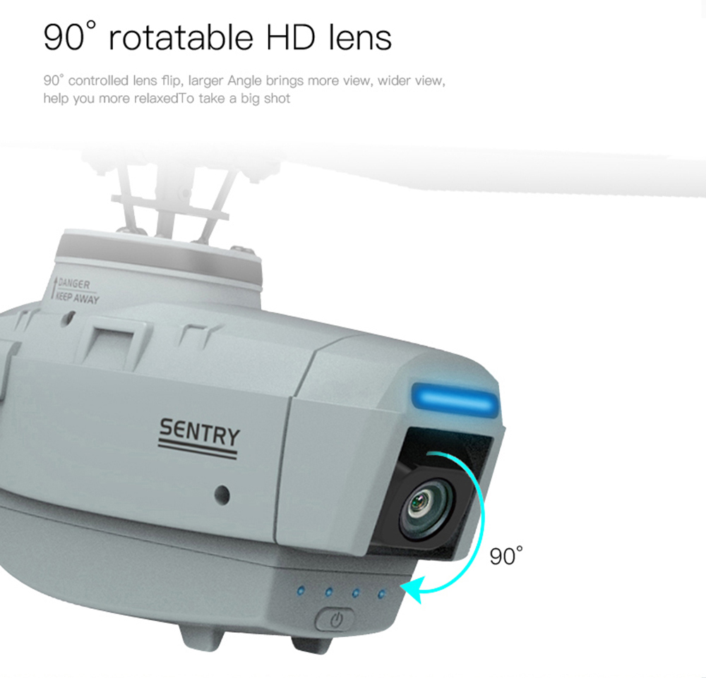 C127 RC Helicopter 2.4G 4CH 6-Axis Gyro 720P Camera Optical Flow Localization Flybarless Scale with Remote Control