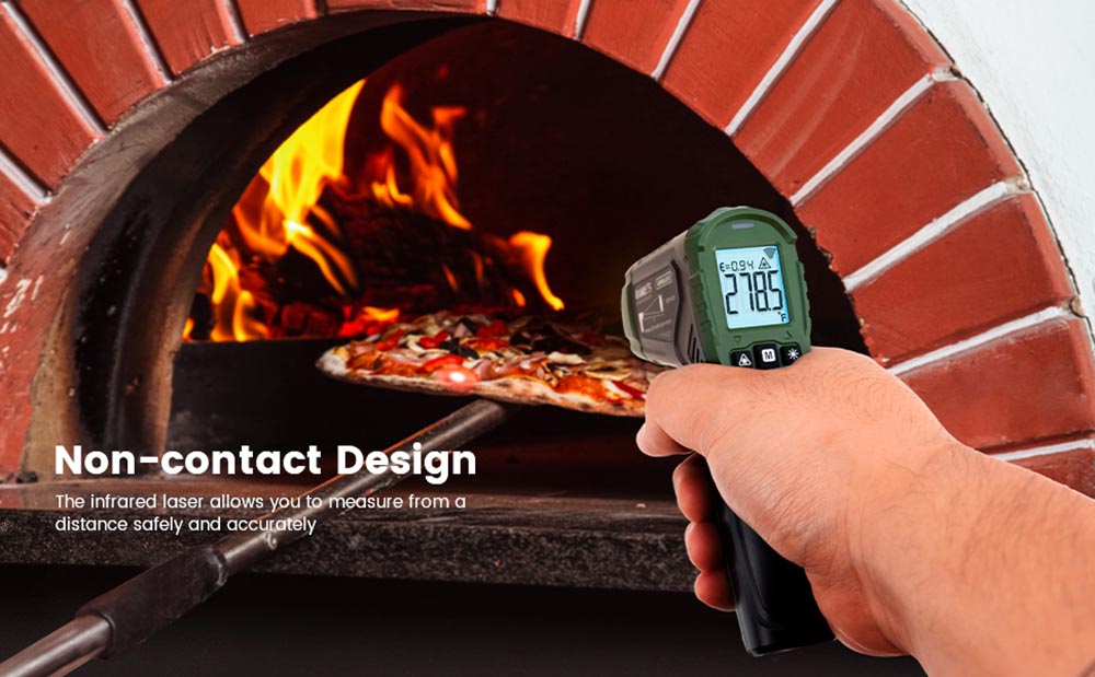 KAIWEETS Apollo 6 Non-Contact Infrared Thermometer (NOT for Humans) Temperature Gun - Black with Purple