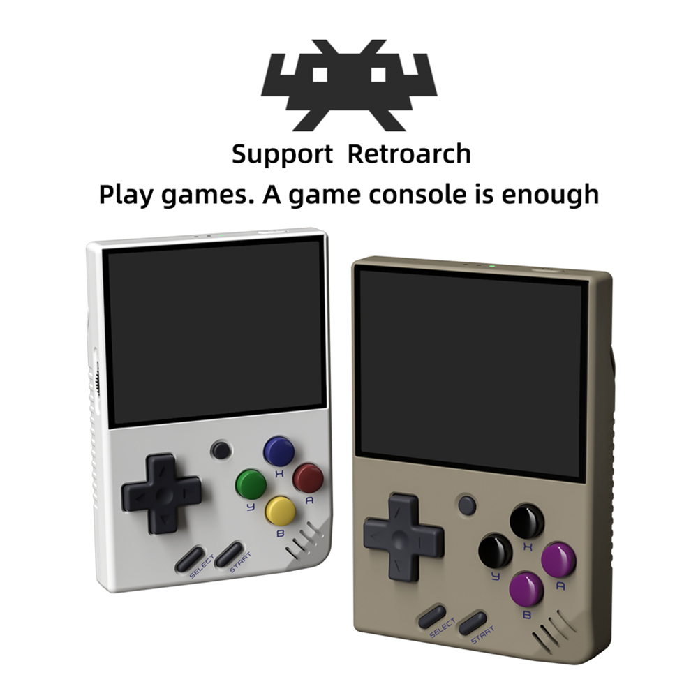 MIYOO Mini 64GB 8000 Games Retro Handheld Game Console DC PS MD SFC MAME WSC Portable Retro Arch Linux System - Blue