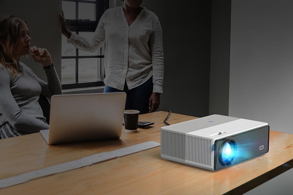 VIVIBRIGHT D5000 LCD+LED Projector, 420ANSI, 1920x1080 Pixels, 6000 Led Lumens, EU Adapter - Basic Version