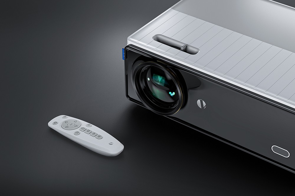 VIVIBRIGHT D5000 LCD+LED Projector, 420ANSI, 1920x1080 Pixels, 6000 Led Lumens, EU Adapter - Basic Version