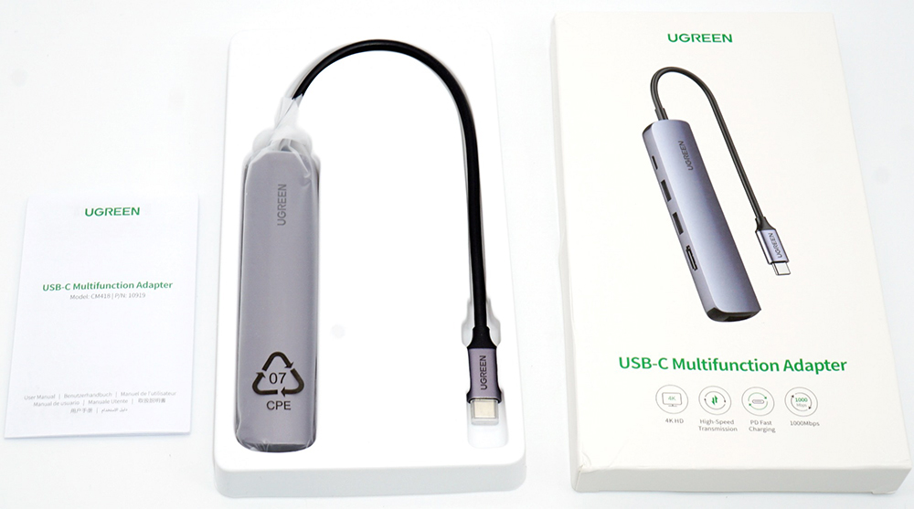 Ugreen Type USB C Hub USB C 3.1 to 4K HDMI RJ45 PD 100W Charge OTG Adapter USB C Dock for MacBook Air Pro 2020 USB 3.0