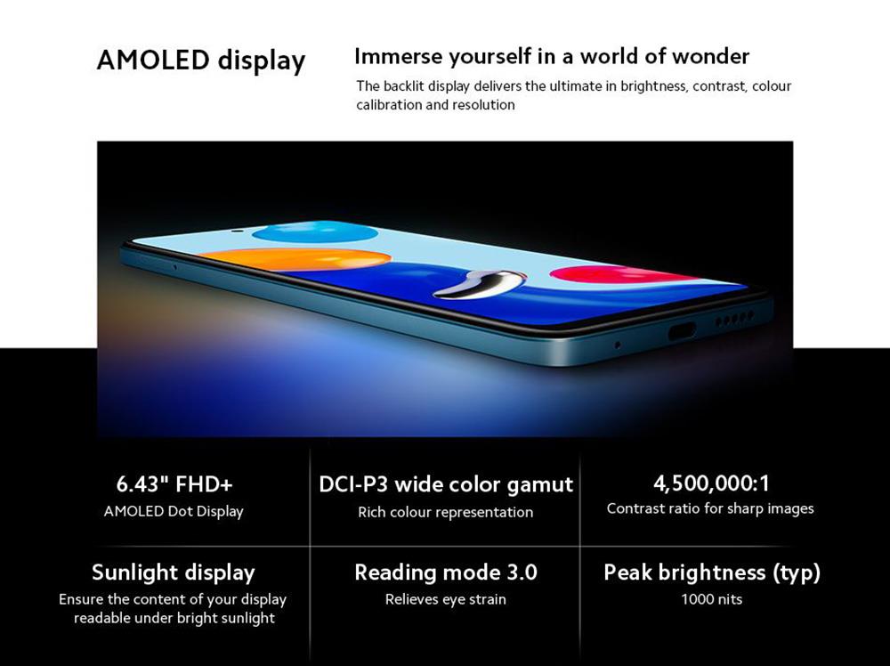 Global Version Xiaomi Redmi Note 11 Smartphone, 4GB 64GB Octa Core Snapdragon 680, 50MP Quad Camera, 5000mAh MIUI 13