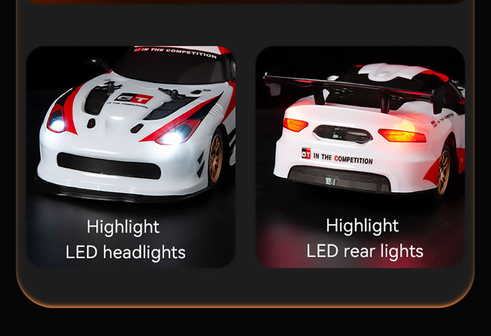 JJRC Q116 1/16 2.4G 4WD Drift RC Car Vehicle Model Toy Full Proportional Control - White