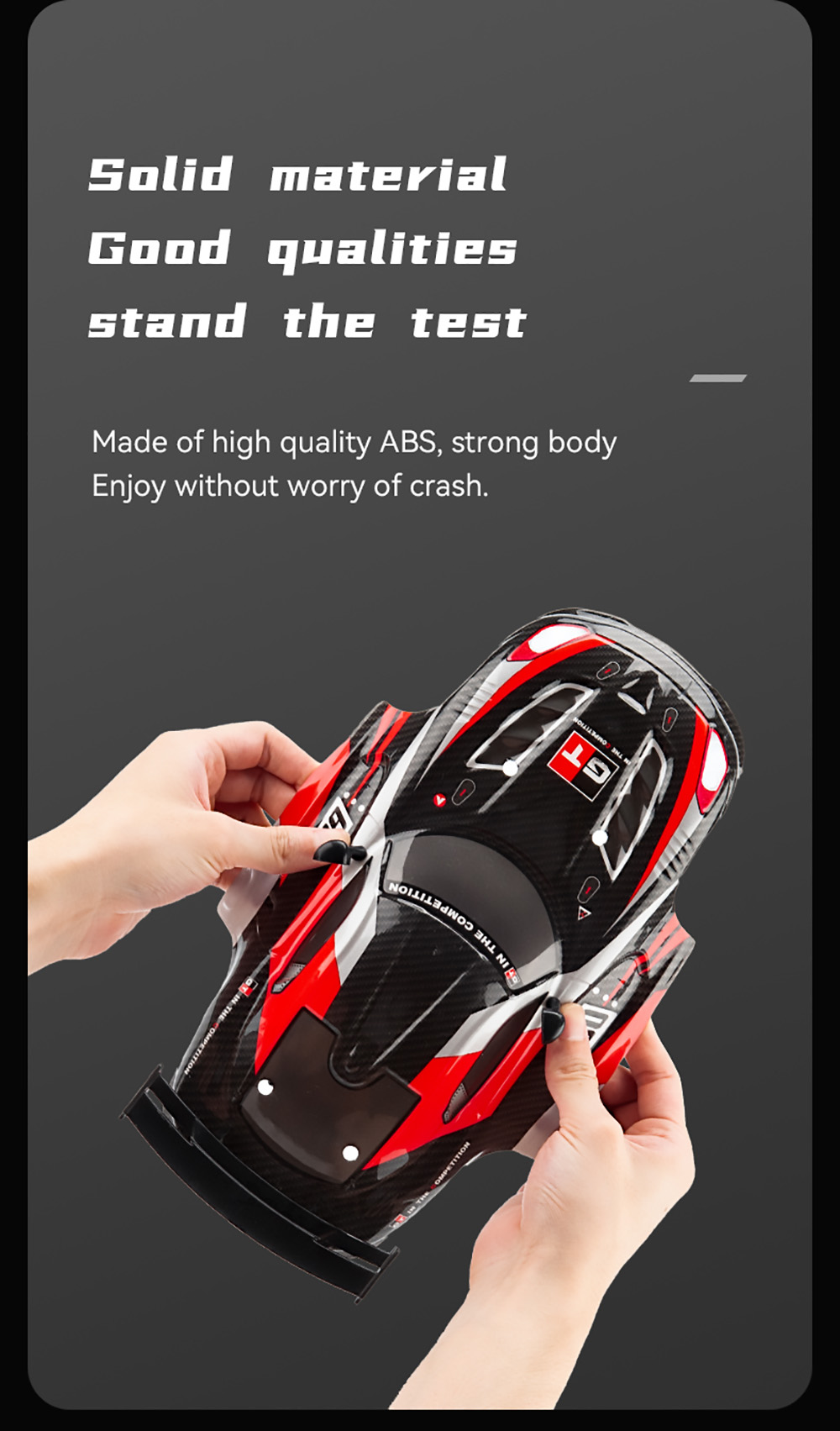 JJRC Q116 1/16 2.4G 4WD Drift RC Car Vehicle Model Toy Full Proportional Control - White