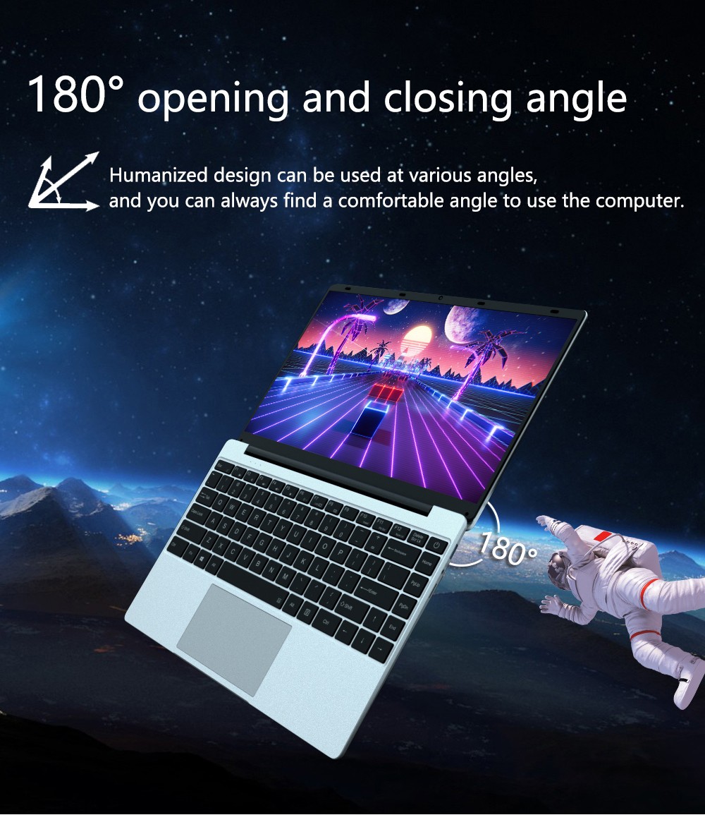 KUU XBOOK-2 14.1 inch Laptop Intel Gemini Lake J4105 8GB RAM 512GB SSD 1080P IPS WiFi Bluetooth Windows 11 pro