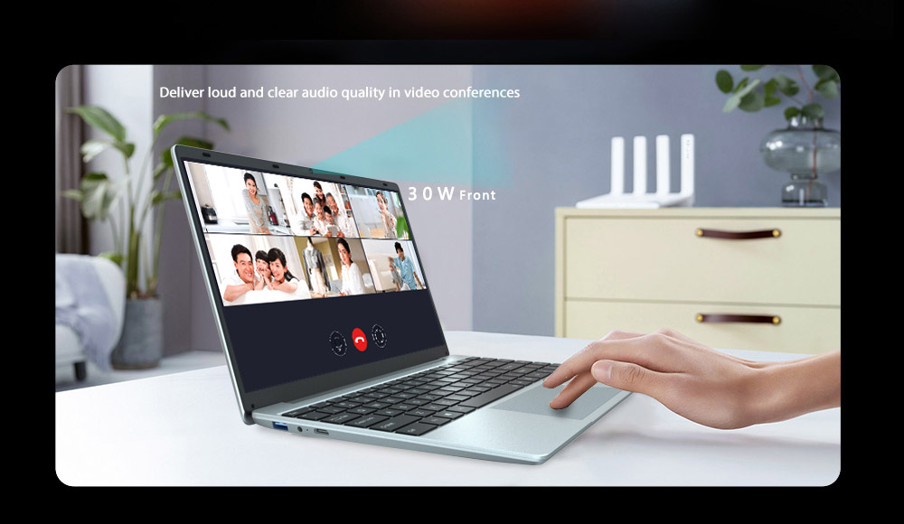 KUU XBOOK-2 14.1 inch Laptop Intel Gemini Lake J4105 8GB RAM 512GB SSD 1080P IPS WiFi Bluetooth Windows 11 pro