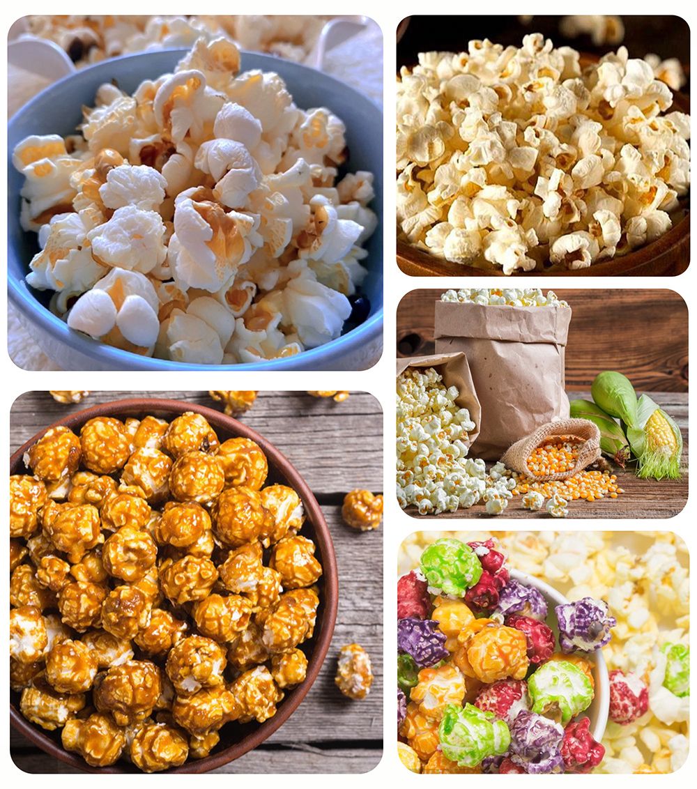 Sonifer SF4015 700W Household Popcorn Maker, Oil Hot Plate Electric Corn Machine, Fast Popping, Non-stick Coating