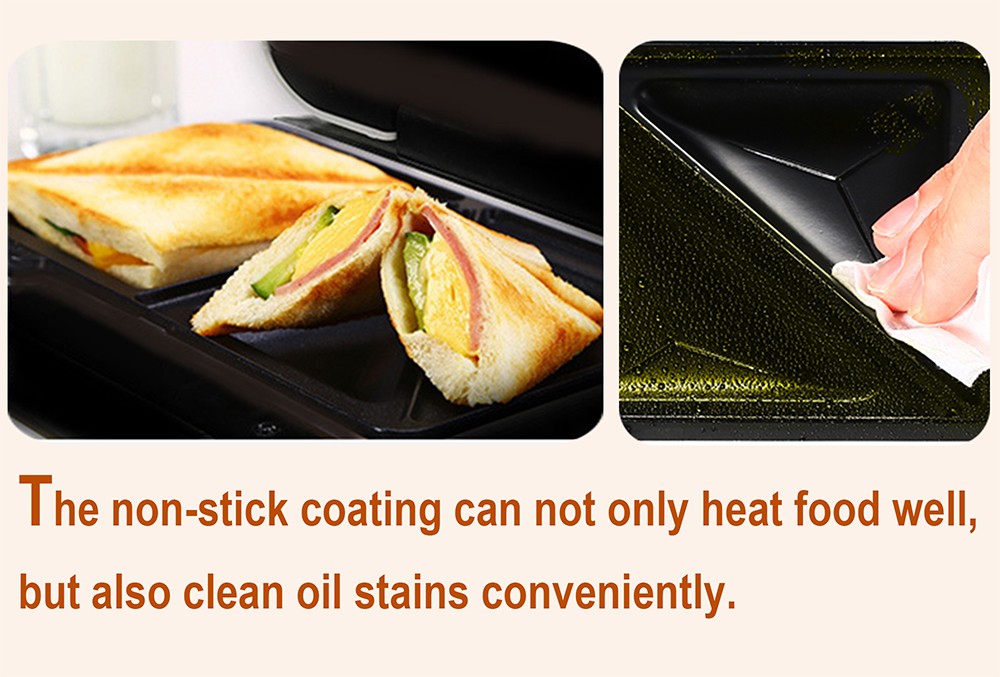 Sonifer SF6054 800W Electric Waffle Maker, 7-in-1 Grill Sandwich Cake Donut Panini Plate, Non-stick Waffle Machine