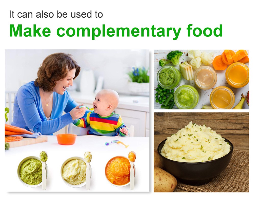 Sonifer SF8086 800W Electric Food Mixer Juicer, 10-in-1 Multi Food Blender, Stainless Steel Blender Meat Grinder Whisk
