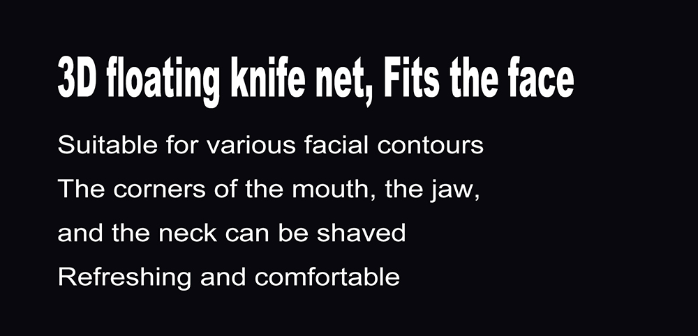 Sonifer SF9531 Electric Shaver, Men Razor Dry Wet Beard Trimmer, Portable Rechargeable Washable Shaving Machine