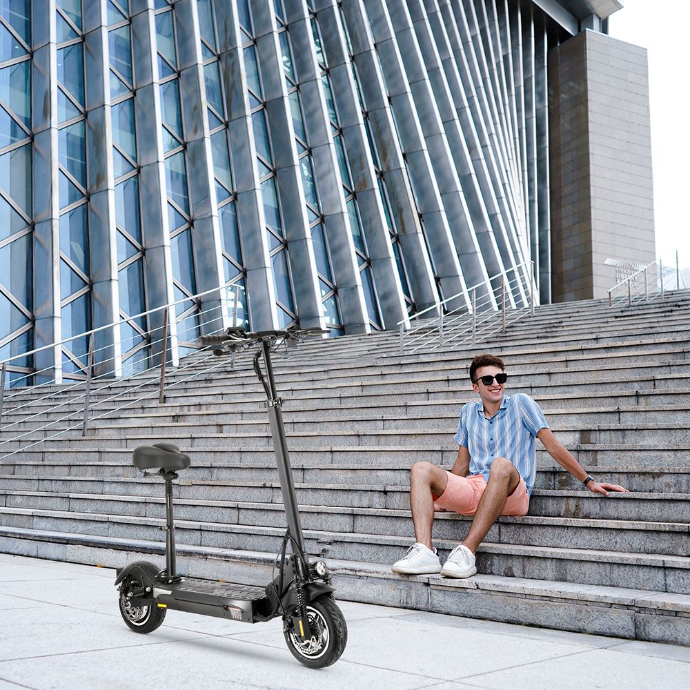 iScooter iX4 Electric Scooter 12.8Ah Battery 500W Motor 10'' Tire 45km/h Max Speed Off-road Scooter Black