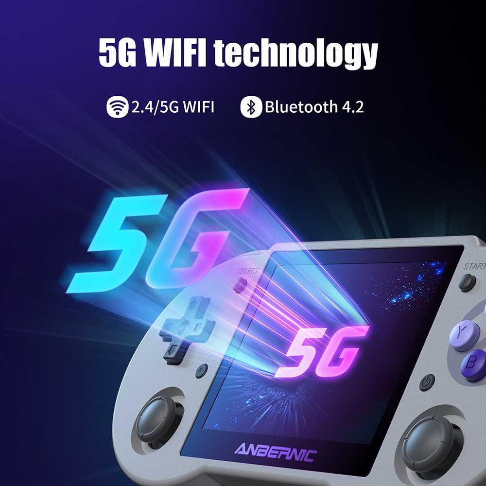 ANBERNIC RG353P Portable Game Console Android 32GB eMMC+16GB & 64GB Linux TF Card 3.5'' IPS Screen Retro WiFi Bluetooth