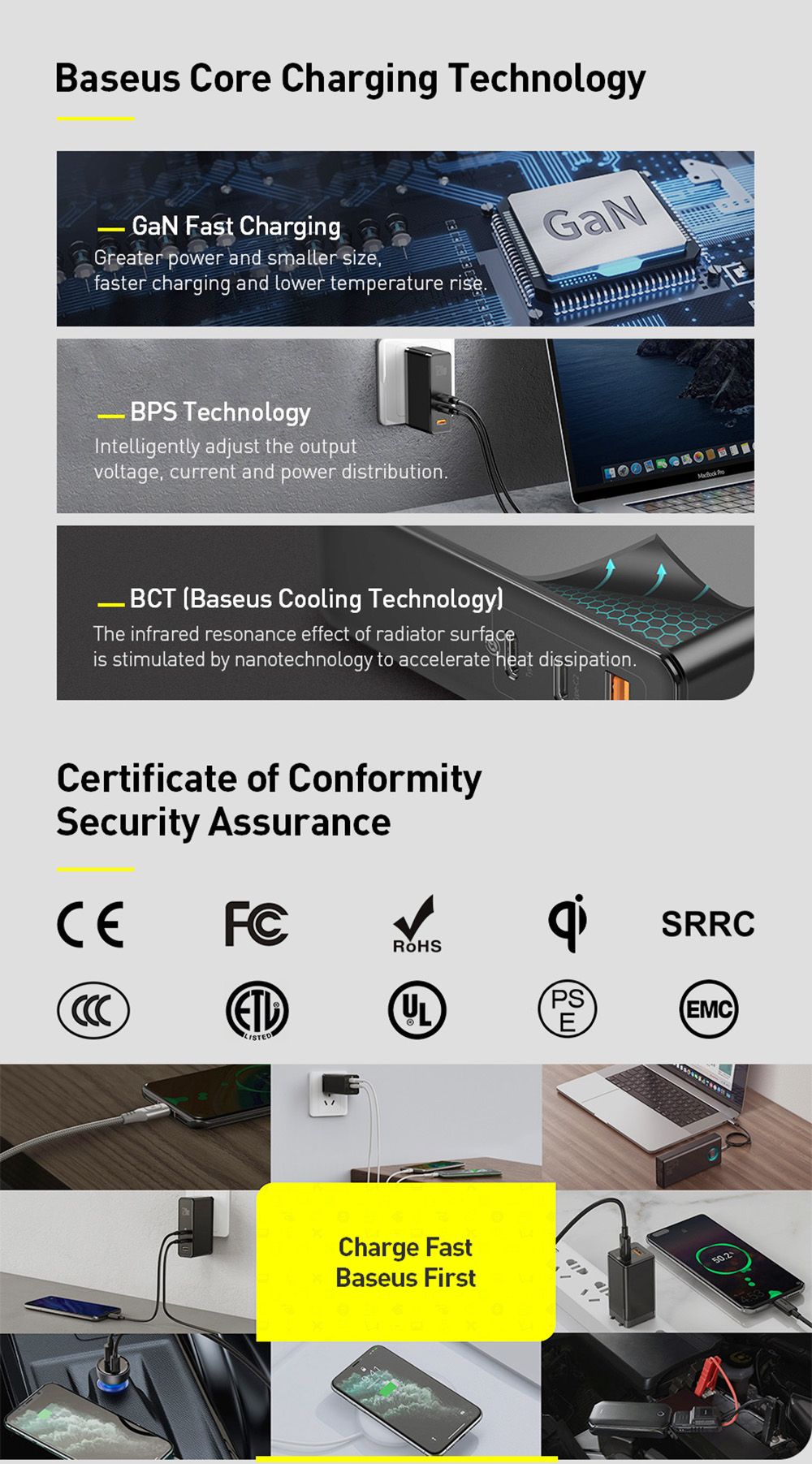 Baseus 100W 2m Quick Charge Cable, Type-C to Type-C Cable, PD Fast Charger Cord for Xiaomi Samsung Phone iPad - Dark Grey Blue