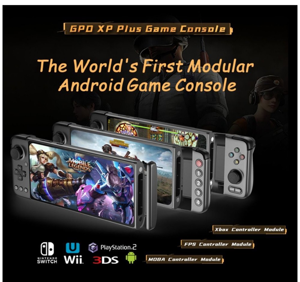 GPD XP Plus Game Console 6.81-inch Screen Android 11 Gamepad Tablet PC 6GB/256GB 1080*2400 Game Player - US Version