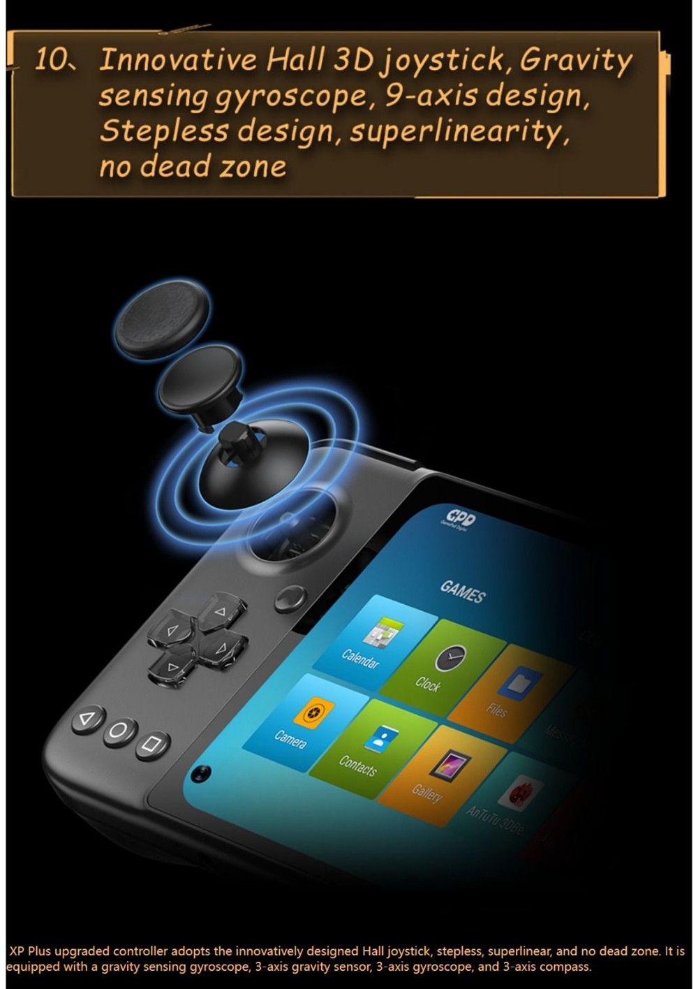 GPD XP Plus Game Console 6.81-inch Screen Android 11 Gamepad Tablet PC 6GB/256GB 1080*2400 Game Player - US Version