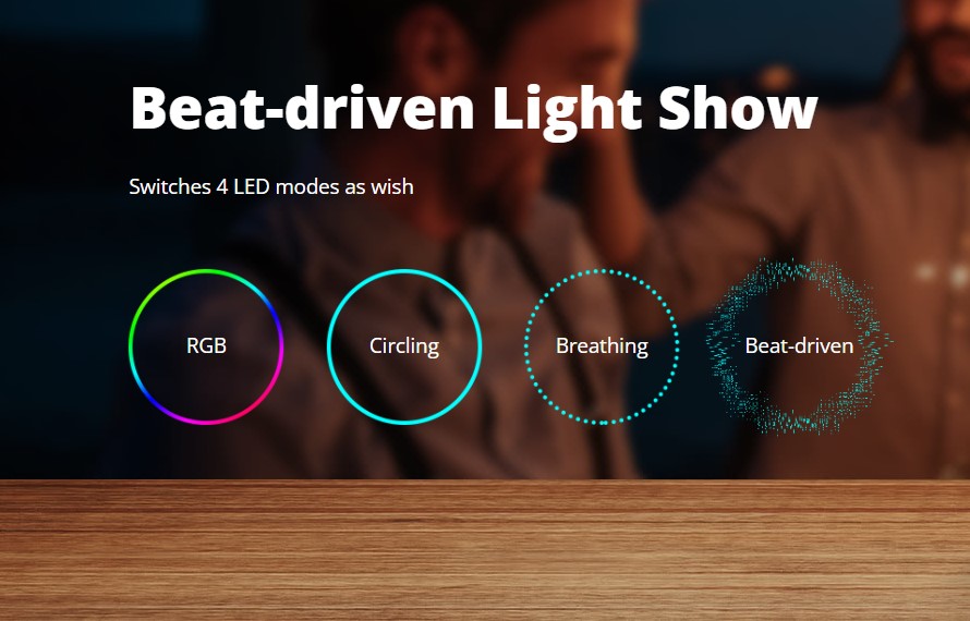 Tronsmart T7 30W Bluetooth Speaker with LED Lights, SoundPulse, TWS, ATS2853, IPX7 Waterproof, Custom Equalizers