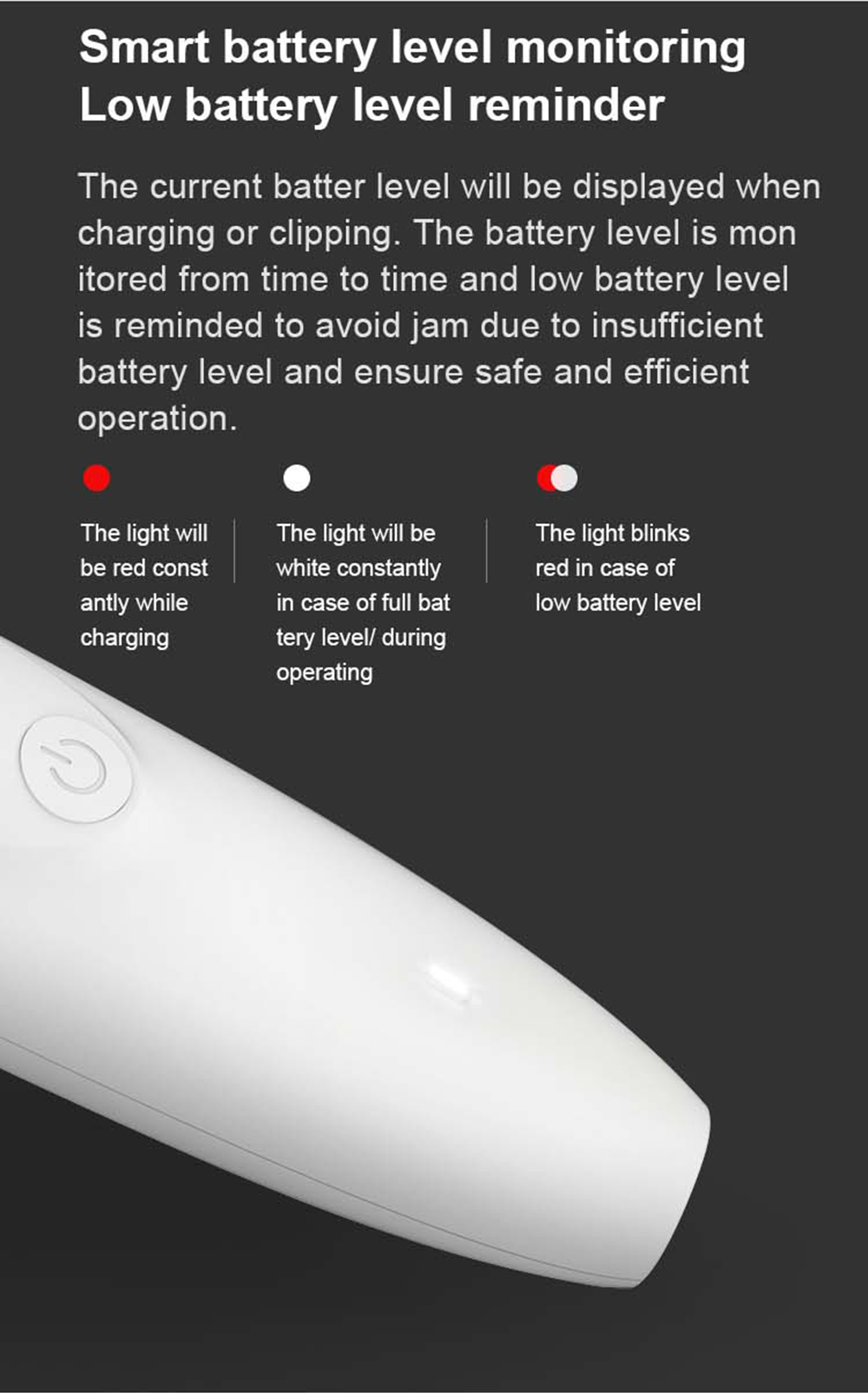 Pawbby Pet Hair Trimmer Dog Cat Pet Grooming Electrical Clippers Pets Hair Cut Machine Rechargeable