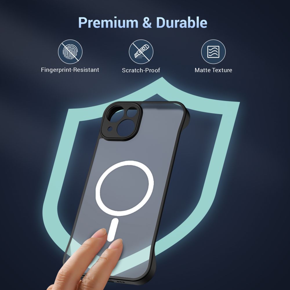 HINOVO MPC1-IP 14S Wireless Magnetic Charging Mobile Phone Case for iPhone 14 Plus