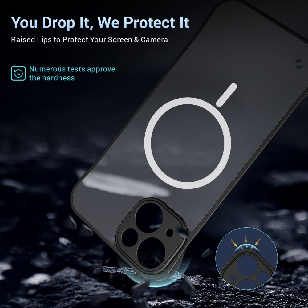 HINOVO MPC1-IP 14S Wireless Magnetic Charging Mobile Phone Case for iPhone 14 Plus