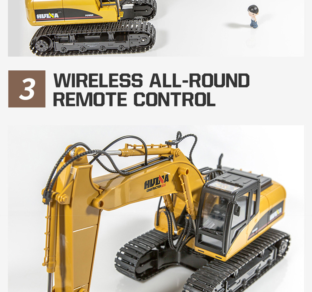 Excavator 15 Channel with 2.4G Remote Control Construction Vehicle