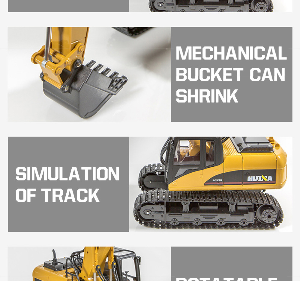 Excavator 15 Channel with 2.4G Remote Control Construction Vehicle