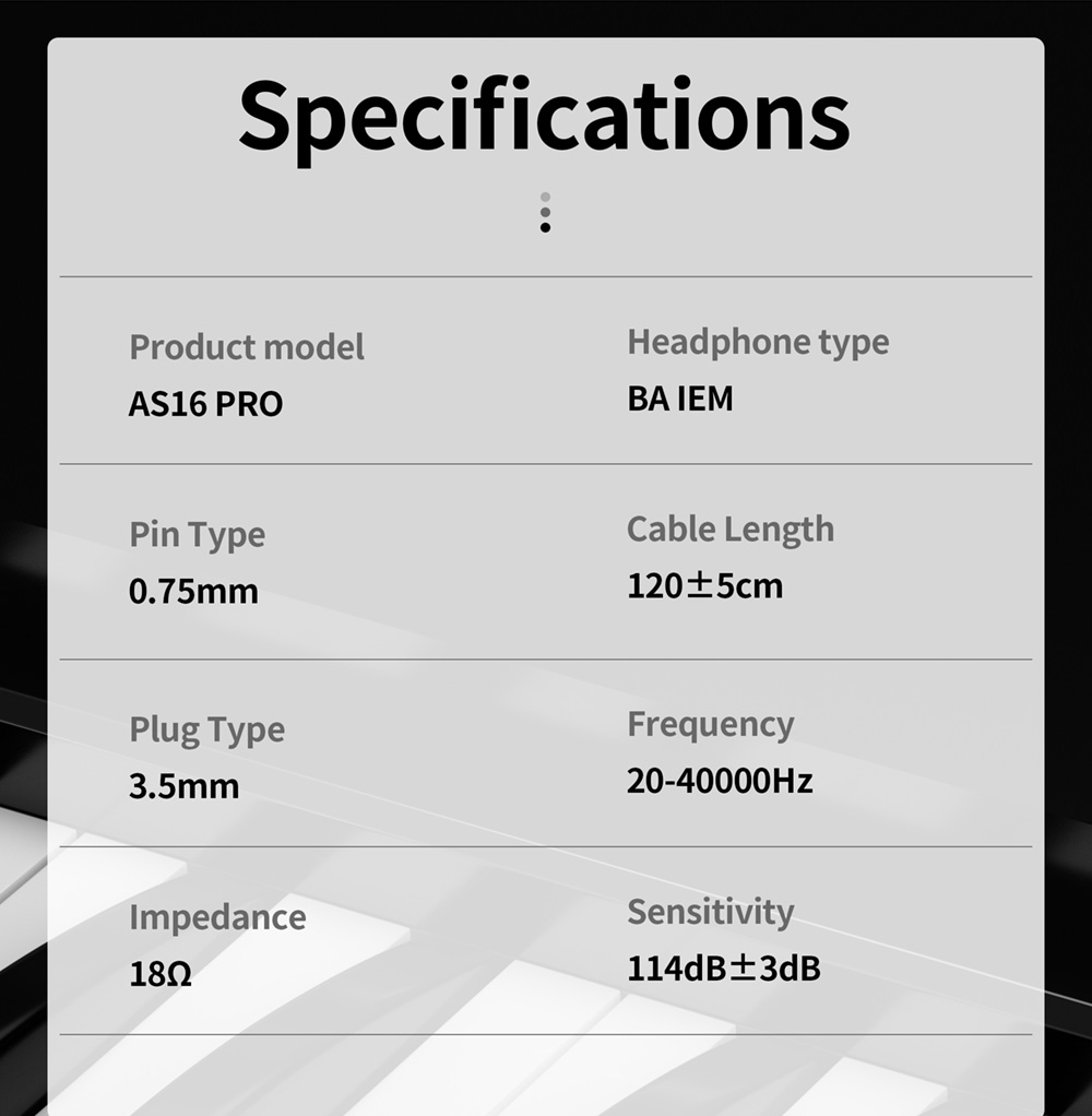 KZ AS16 Pro Wired Earphone In-Ear Balance Armature for Sports with Microphone - Cyan