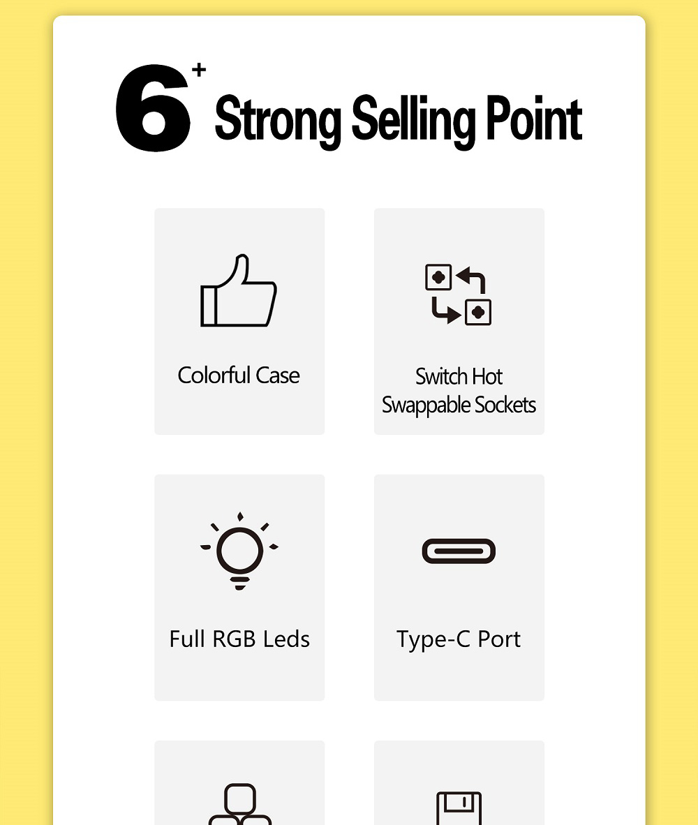 NEXT TIME 75 (X75) 82keys 75% Gasket Hot Swappable Wired Mechanical Keyboard Kit With Knob Control - Black