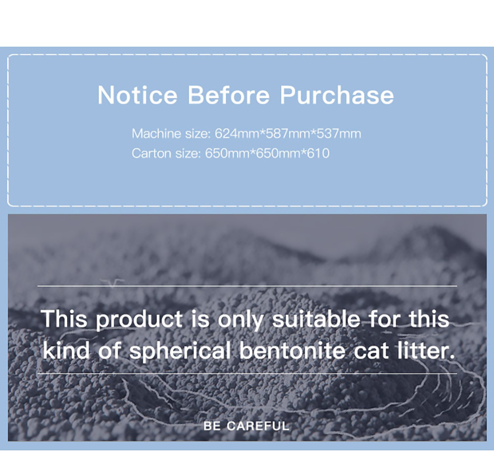 Petree Smart Cat Litter Basin, WiFi Automatic Sensor Cleaning, Closed Tray Cat Toilet Box Pet Supplies