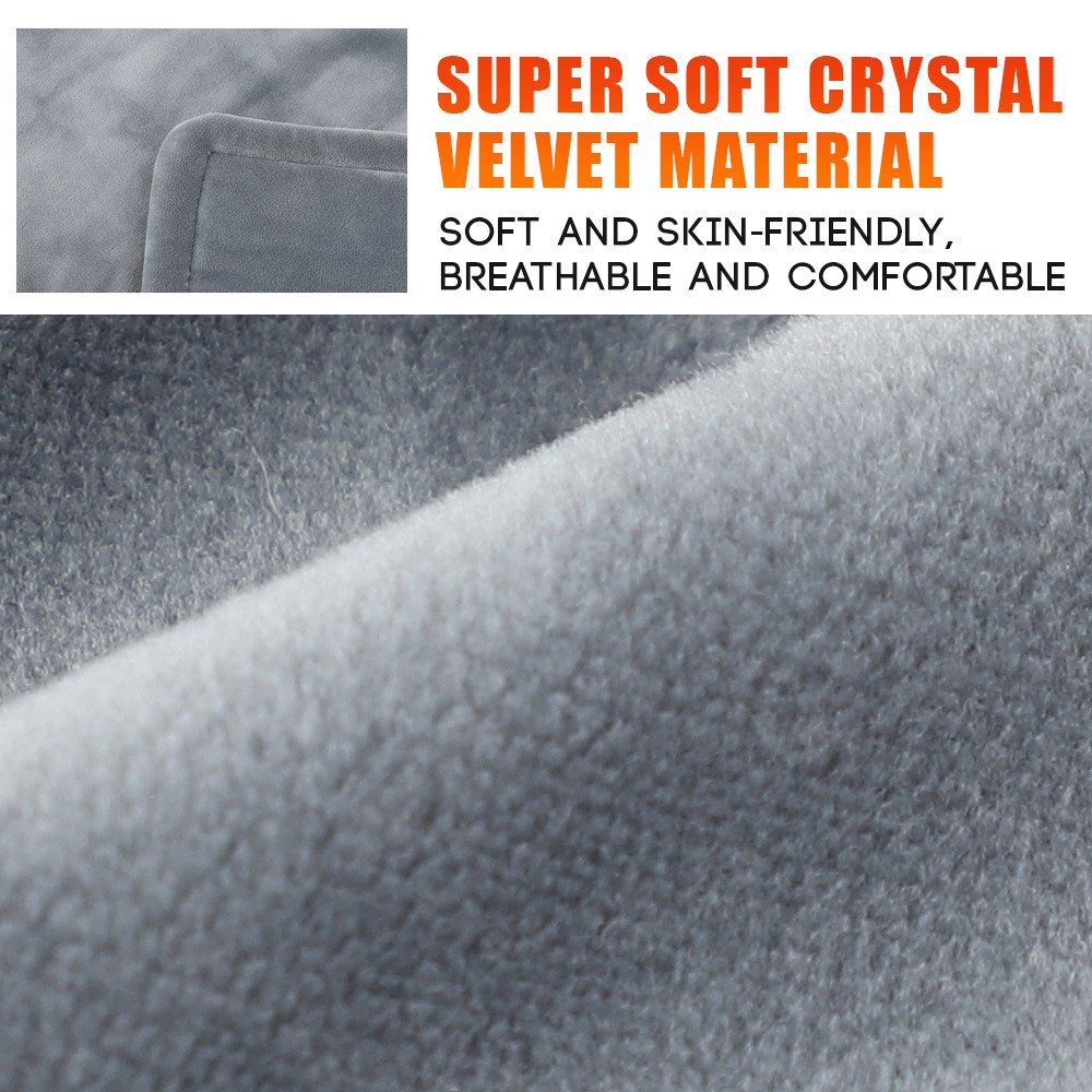 Electric Heating Shawl Hot Compress Physiotherapy Shoulder Neck Blanket Guard, 10 Gears, 50*84cm - UK Plug