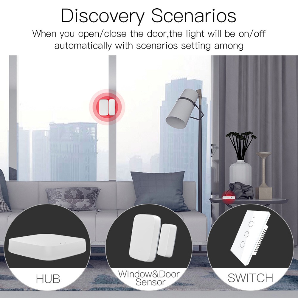 MoesHouse Tuya ZigBee3.0 ZHUB-W Smart Gateway Wireless Hub Home Bridge Smart Life APP Remote Controller