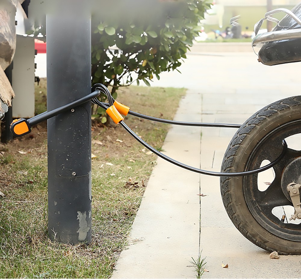 Bicycle U Lock Anti-theft Heavy Duty Bike Password Lock Alloy Bike Safety Tool for Bikes, Motorcycles, Scooters