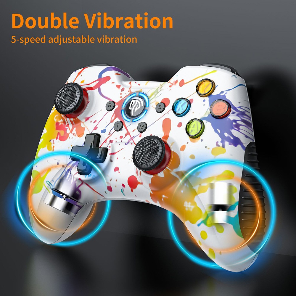 EasySMX Arion8236 Wireless Game Controller, Supports PS3, Android Phones and Tablets and PC - Dazzle Color