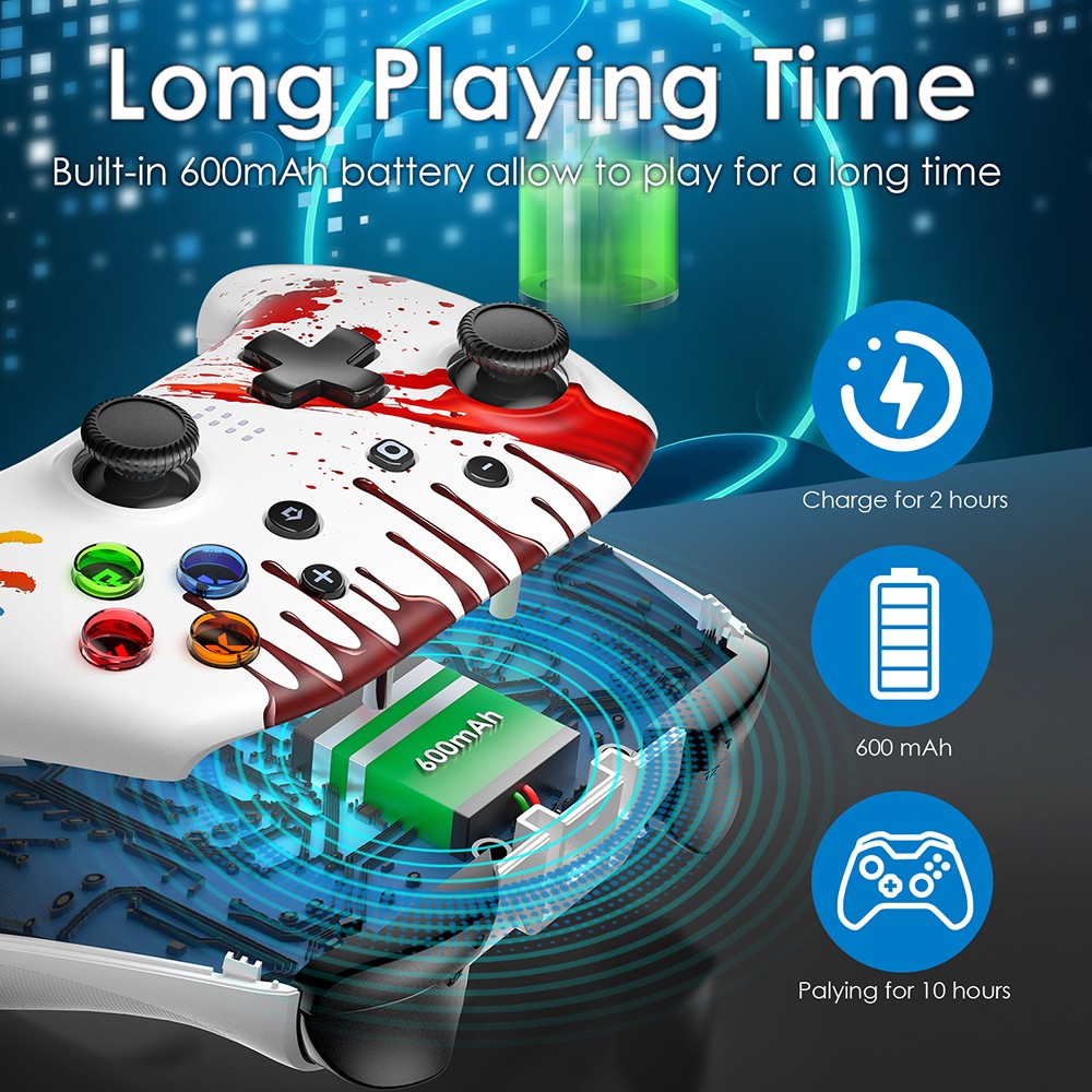 EasySMX Switch Pro Controller for Nintendo Switch/Lite/OLED, PC Controller, 3-modes Switch Controller - Colorful