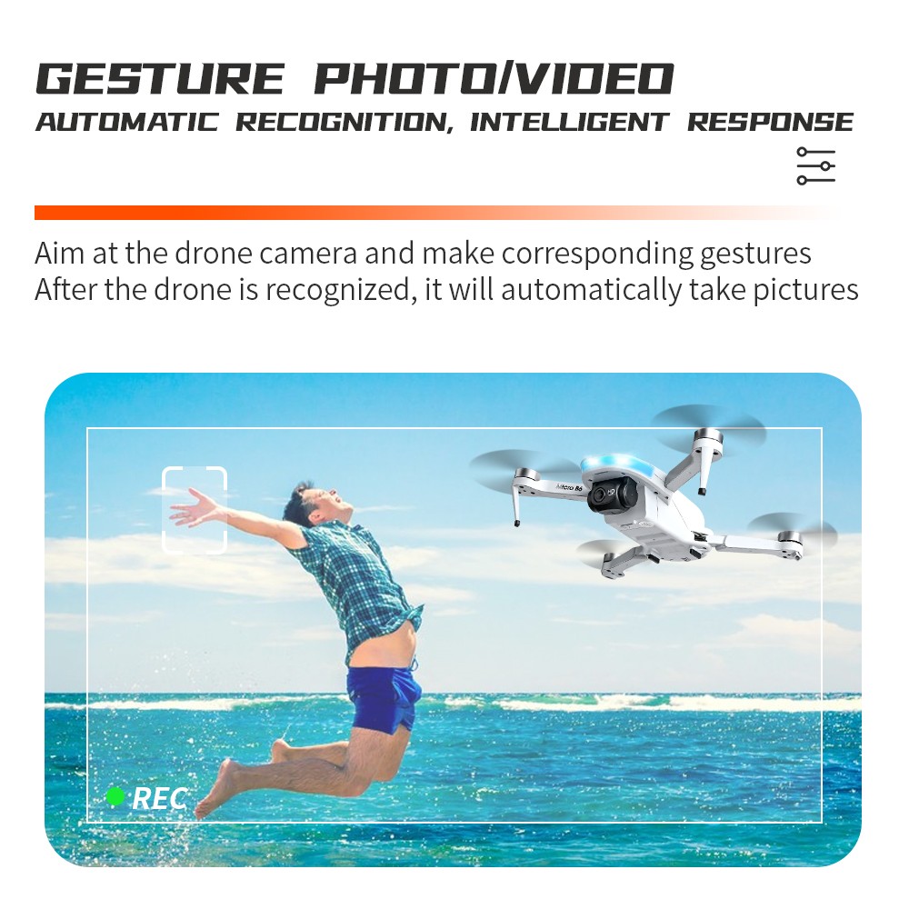 Flytec T16 RC Drone Long Time Flying Brushless Foldable GPS Quadcopter With 4K HD Camera - Two Batteries