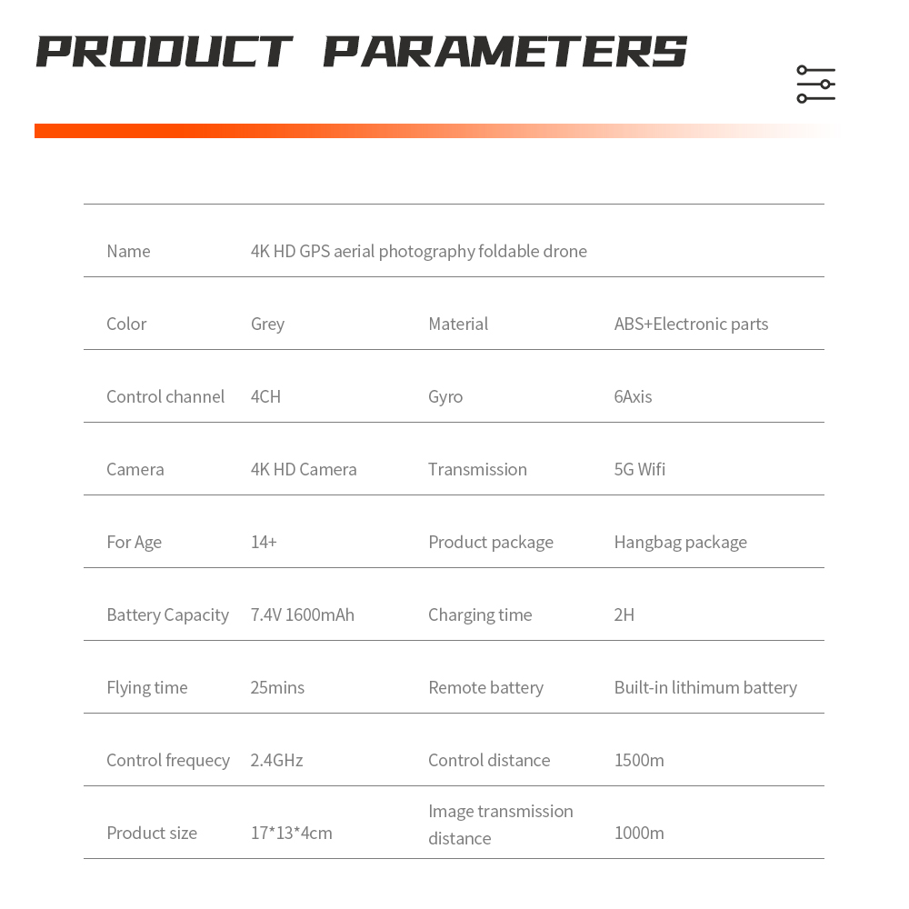 Flytec T16 RC Drone Long Time Flying Brushless Foldable GPS Quadcopter With 4K HD Camera - Two Batteries