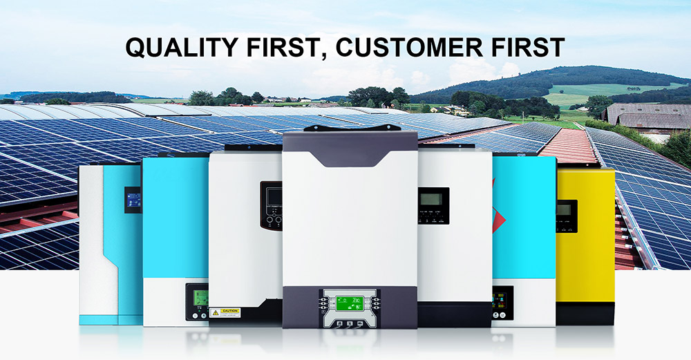 DAXTROMN 3KW Off Grid Solar Inverter, 24V DC 70A PWM Charger, 80VDC PV Input Pure Sine Wave Inverter