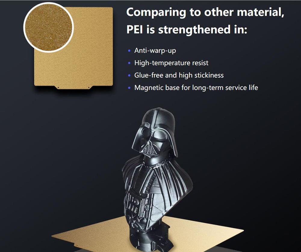 Voxelab Aquila S2 FDM 3D Printer, Direct Extruder, 300 Celsius Degrees Printing, N32 Mainboard, PEI Magnetic Plate, Print Size 220*220*240mm