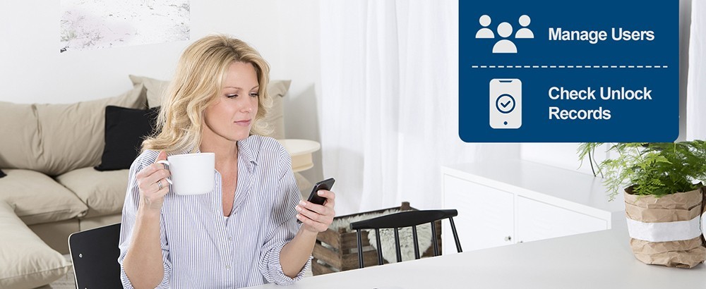 Geek Chef GeekTale K01-05 Smart Door Knob, Biometric Fingerprint Door Lock, App Control, Emergency Backup Keys - Black and Golden