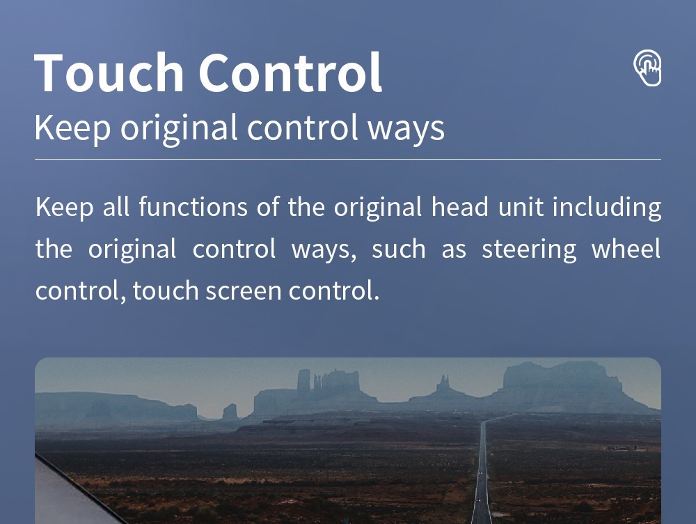 Ownice T3 Wireless Auto Ai Box for Tesla, Dual WiFi, Support CarPlay / AirPlay / Android Auto / MiraCast - Blue