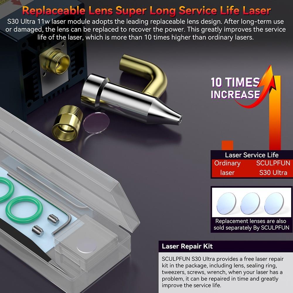 SCULPFUN S30 Ultra 11W Laser Engraver Cutter