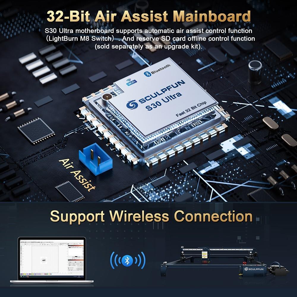 SCULPFUN S30 Ultra 11W Laser Engraver Cutter
