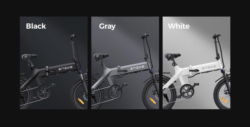 ENGWE C20 Pro Folding E-bike 20*3.0'' Fat Tires Bafang 250W Brushless Motor 36V 15.6Ah Battery 25Km/h Max Speed 60KM Range Dual Mechanical Disc Brake - Grey