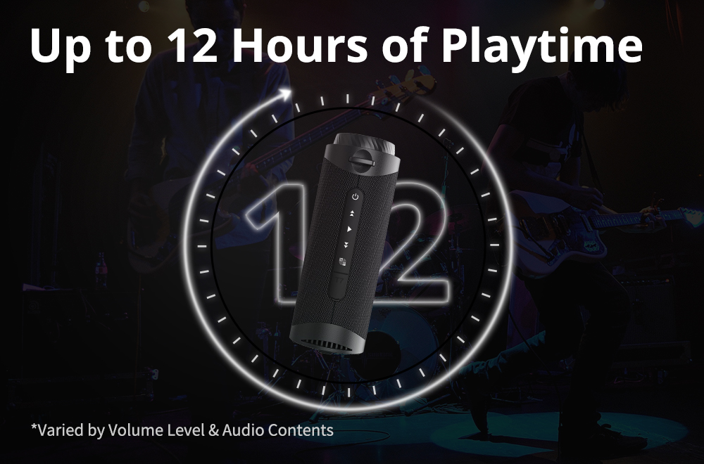 Tronsmart T7 Portable Bluetooth Speaker with LED Lights, 30W Output, SoundPulse, TWS, ATS2853, IPX7 Waterproof, Custom Equalizers