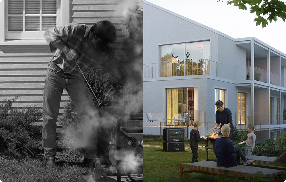 BLUETTI AC500 5000W Home Backup Expandable Power Station, 3000W Solar Input, 5000W AC Outlets, Expandable Capacity From 3072Wh to 18432Wh, 16 Outputs, APP Control